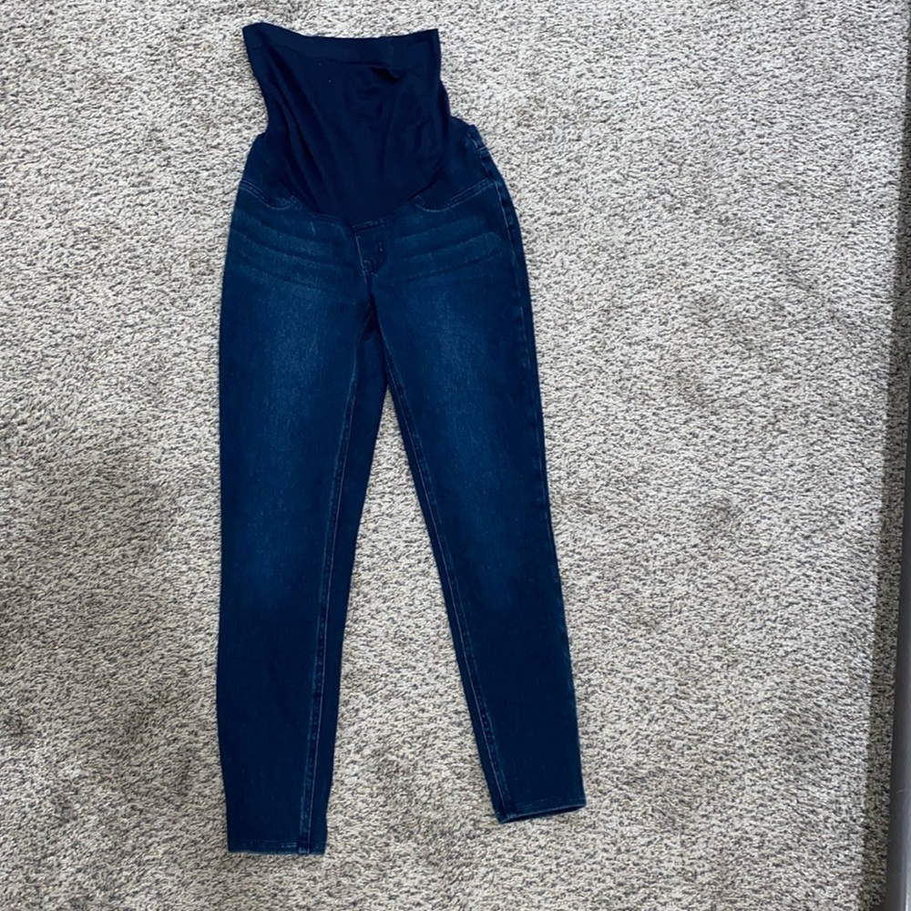 Spanx size medium maternity blue Jeans